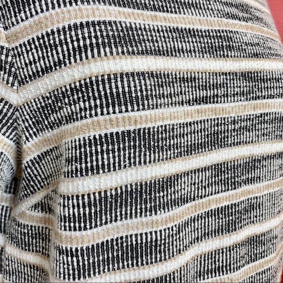 Ann Taylor Textured Stripe Knit Shift Dress - Picture 7 of 8